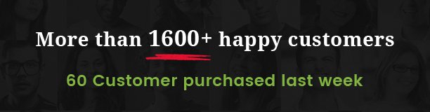 more than 1600+ happy customers