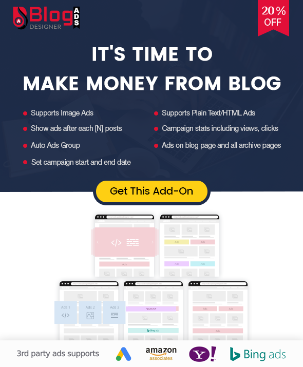 Blog Designer Ads